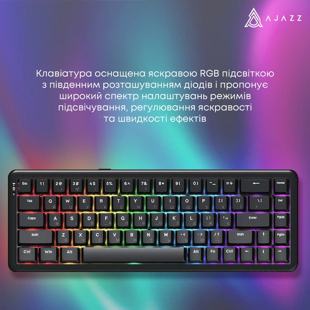 Клавіатура Ajazz AK680 Max Magnetic Switch Black (AK680-WM-B-A) ( Чорний ) 18593 - Фото 8 Клавіатура Ajazz AK680 Max Magnetic Switch Black (AK680-WM-B-A) ( Чорний ) 18593 - изображение 8