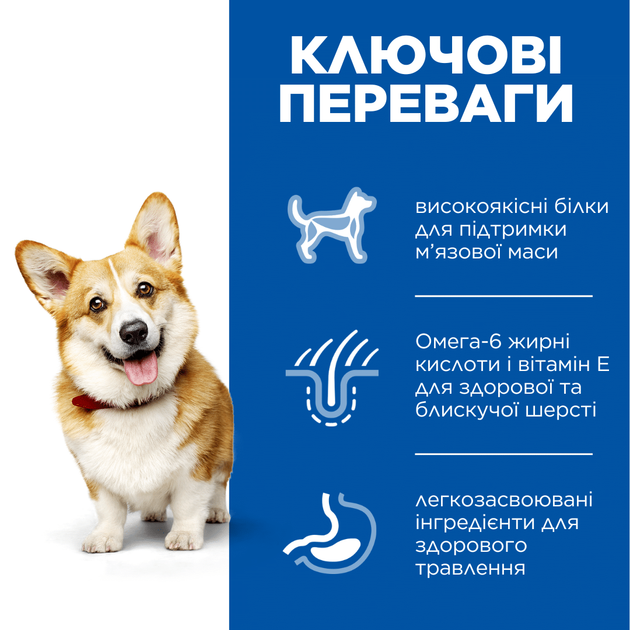 Сухий корм Hill's SP Canine Adult Small & Miniature Lamb & Rice 1,5 кг (608091) - зображення 5