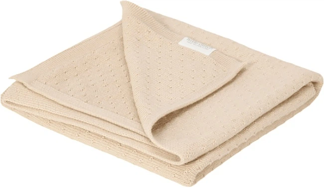 Дитячий плед Little Dutch Pure Soft Beige 70х100 см (8721122584361) - зображення 2