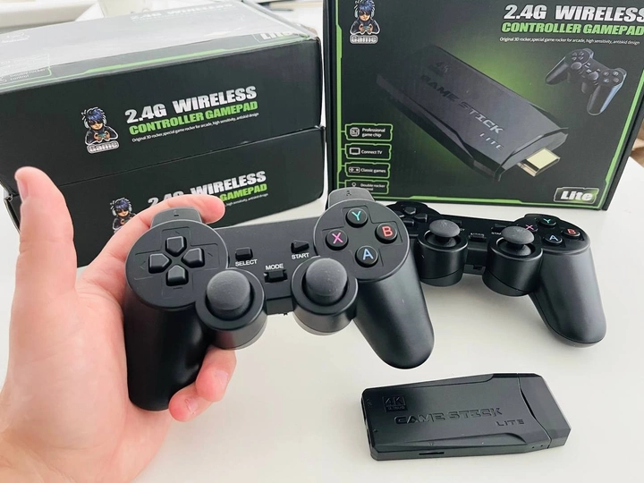 64ГБ Игровая приставка LITE GREEN HDMI 3535 игр Dendy, Sega, Аркадные игры, Game Boy, Nintendo, Atari, PlayStation 1 - Фото 3 64ГБ Игровая приставка LITE GREEN HDMI 3535 игр Dendy, Sega, Аркадные игры, Game Boy, Nintendo, Atari, PlayStation 1 - изображение 3