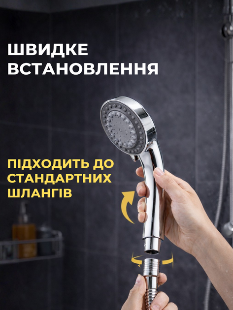 Насадка лейка на душ с температурным датчиком и подсветкой UFT LED Shower - изображение 3