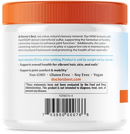 MSM Doctor's Best MSM Powder з OptiMSM 250 г (753950007066) - зображення 3