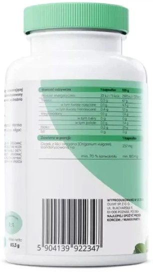 Oregano Osavi Karwakrol 180 mg 120 kapsułek (5904139922330) - obraz 2