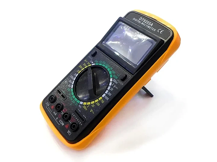 Мультиметр цифровий DT9205A 20A тестер мультиметр з продзвонкою, вольтметр амперметр з щупами - Фото 2 Мультиметр цифровий DT9205A 20A тестер мультиметр з продзвонкою, вольтметр амперметр з щупами - зображення 2