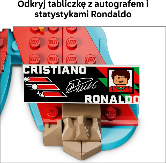 Конструктор LEGO Editions Football Кріштіану Роналду — найкращі моменти футбольних матчів 490 деталей (43012) - зображення 5