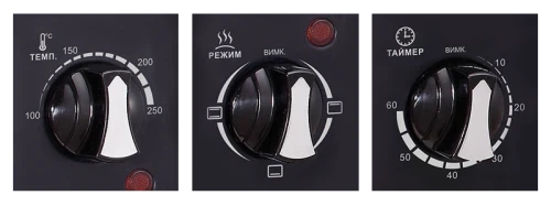 Электродуховка Liberton LEO-350 Black - изображение 3