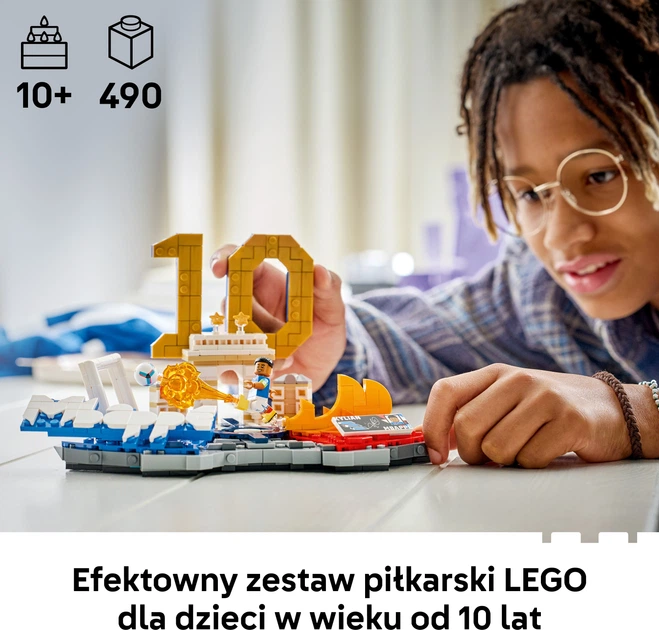 Конструктор LEGO Editions Football Кіліан Мбаппе — найкращі моменти футбольних матчів 490 деталей (43013) - зображення 3