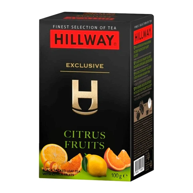 Чай чорний HILLWAY байховий листовий з цитрусовими 100г - Фото 1 Чай чорний HILLWAY байховий листовий з цитрусовими 100г - зображення 1