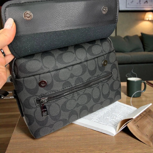 Мужская сумка барсетка стиль Coach, сумка на плечо Коач - Фото 9 Мужская сумка барсетка стиль Coach, сумка на плечо Коач - изображение 9