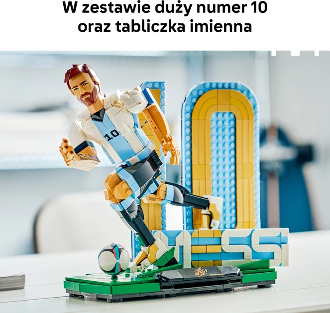 Конструктор LEGO Editions Football Ліонель Мессі — легенда футболу 958 деталей (43015) - Фото 5 Конструктор LEGO Editions Football Ліонель Мессі — легенда футболу 958 деталей (43015) - зображення 5