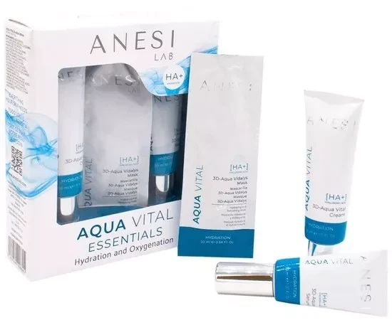 Набор для увлажнения и оксигенации кожи Anesi Aqua Vital Essentials Box Anesi Lab - Фото 1 Набор для увлажнения и оксигенации кожи Anesi Aqua Vital Essentials Box Anesi Lab - изображение 1