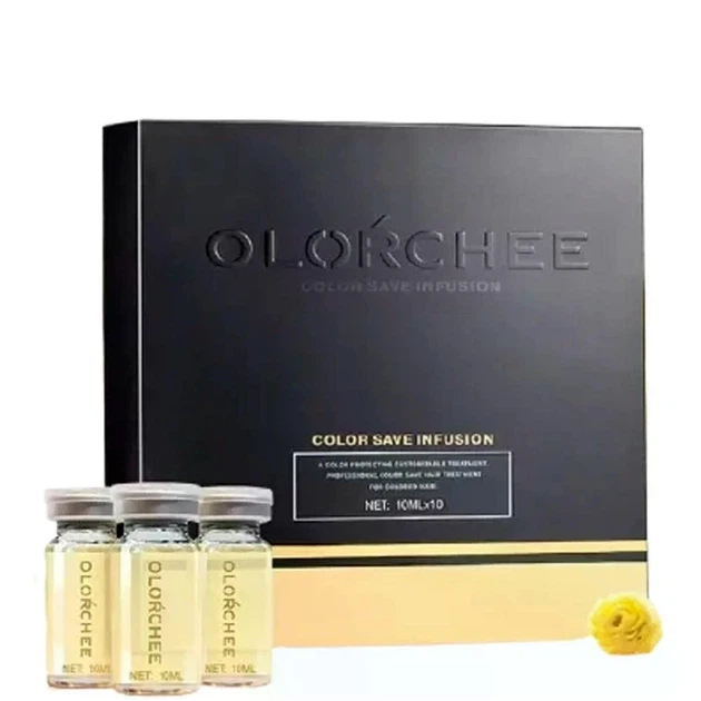 Средство для сохранения цвета окрашенных волос Olorchee Color Save Infusion 10 х 10 мл - Фото 1 Средство для сохранения цвета окрашенных волос Olorchee Color Save Infusion 10 х 10 мл - изображение 1