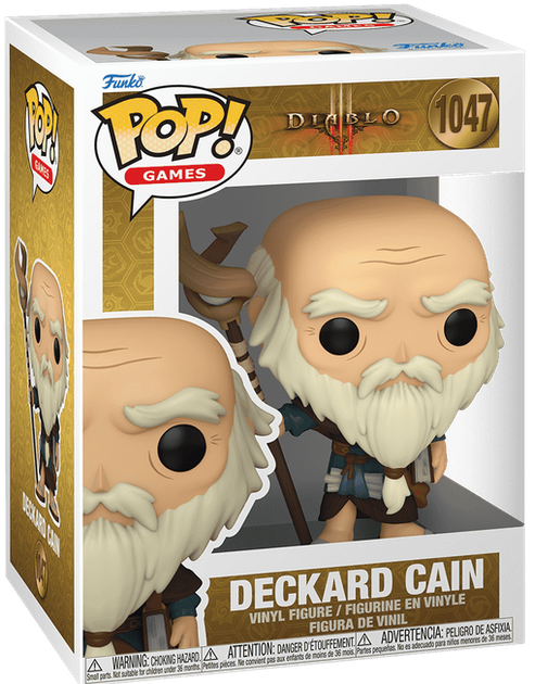 Фігурка Декард Каїн — Funko Pop! GAMES: DIABLO — DECKARD CAIN #1047 - Фото 1 Фігурка Декард Каїн — Funko Pop! GAMES: DIABLO — DECKARD CAIN #1047 - зображення 1