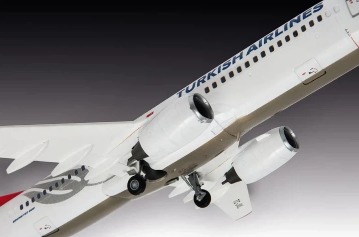 Збірна модель 1:144 літак Boeing 737-800 "Turkish Airlines" Revell 03772 - изображение 4