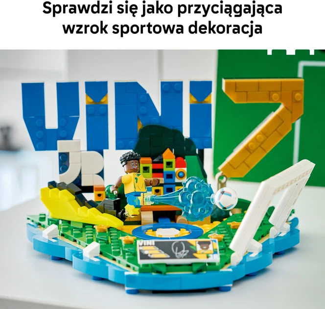 Конструктор LEGO Editions Football Вінісіус Жуніор — найкращі моменти футбольних матчів 510 деталей (43027) - Фото 7 Конструктор LEGO Editions Football Вінісіус Жуніор — найкращі моменти футбольних матчів 510 деталей (43027) - зображення 7