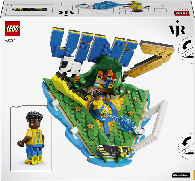 Конструктор LEGO Editions Football Вінісіус Жуніор — найкращі моменти футбольних матчів 510 деталей (43027) - Фото 9 Конструктор LEGO Editions Football Вінісіус Жуніор — найкращі моменти футбольних матчів 510 деталей (43027) - зображення 9