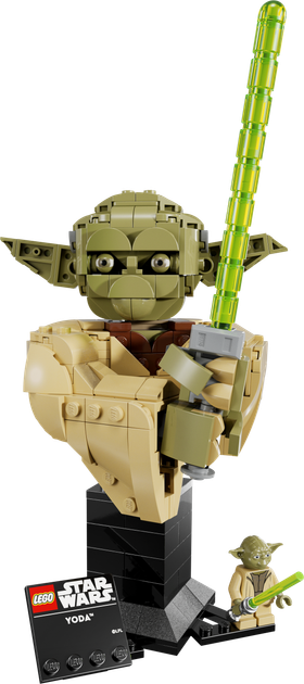 Zestaw klocków LEGO Star Wars Popiersie Yody 399 elementów (75438) - obraz 2