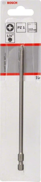 Бита Bosch Extra Hard PZ1 152 мм (2607001587) - Фото 2 Бита Bosch Extra Hard PZ1 152 мм (2607001587) - изображение 2