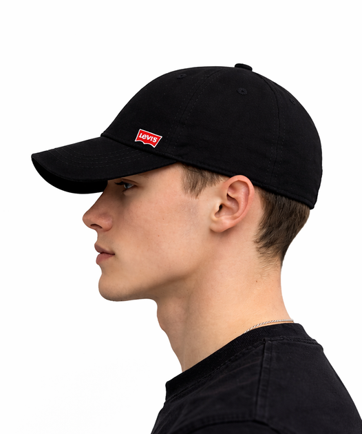 Бейсболка из стрейч-коттона LEVIS черный - изображение 2
