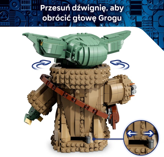 Zestaw klocków LEGO Star Wars Grogu - uczeń Mandalorianina 1200 elementów (75446) - obraz 5