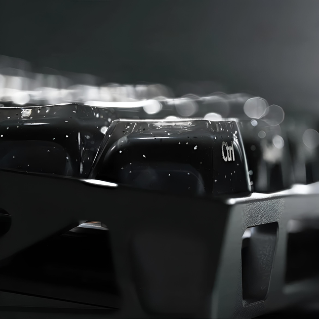 Набір кейкапів XVX Starry Night Black — 123 клавіші, глянсові, PBT+PC, профіль ASA/OEM - зображення 6