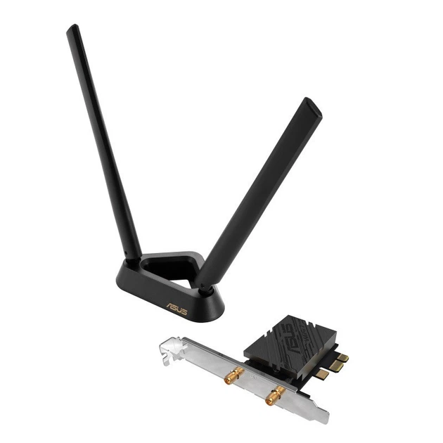Бездротовий адаптер Asus PCE-BE92BT (90IG08U0-MO0B00) PCI Express 21601 - Фото 2 Бездротовий адаптер Asus PCE-BE92BT (90IG08U0-MO0B00) PCI Express 21601 - изображение 2