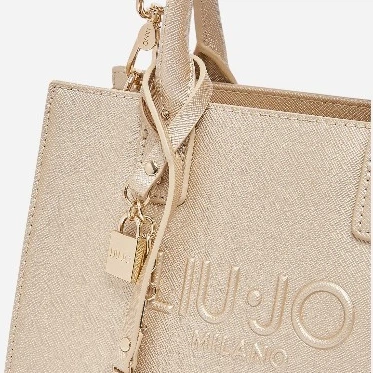 Сумка крос-боді жіноча зі штучної шкіри маленька Liu Jo AA6150ES029 90048 Золотиста (800070353790) - зображення 5