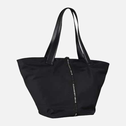 Сумка-шопер жіноча тканинна велика ALEXANDER SMITH Lauren Large ABBCLRWL-B171-BLK Чорна (800070355435) - Фото 4 Сумка-шопер жіноча тканинна велика ALEXANDER SMITH Lauren Large ABBCLRWL-B171-BLK Чорна (800070355435) - зображення 4