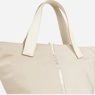 Torebka shopper damska materiałowa duża ALEXANDER SMITH Lauren Medium ABBDLRWM-B171-SND Mleczna (800070355438) - obraz 4