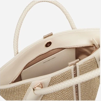 Torebka shopper damska ALEXANDER SMITH Lauren Small ABBDLRWS-B172-CMS Beżowa (800070355442) - obraz 5