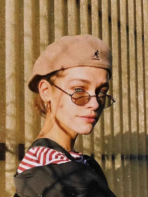 Kangol берет бежевий кепка шапка кангол вовна - Фото 2 Kangol берет бежевий кепка шапка кангол вовна - зображення 2