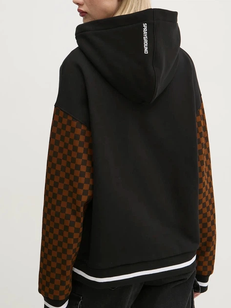 Толстовка на блискавці чоловіча Sprayground Tufting Shark Fullzip Sip SP647 L Чорна (800070332437) - зображення 2