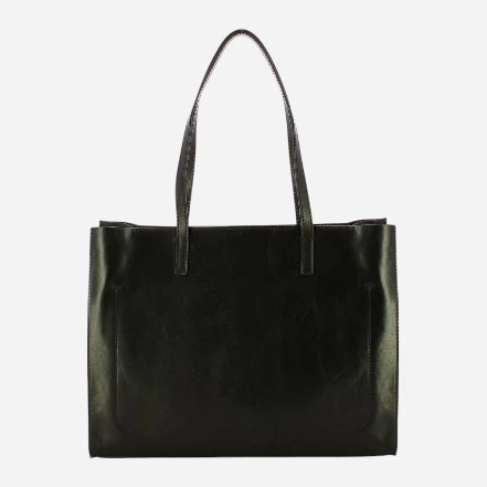 Torebka shopper damska ze skóry naturalnej duża The Bridge Mirra 04131401 30 Czarna (800070317850) - obraz 2