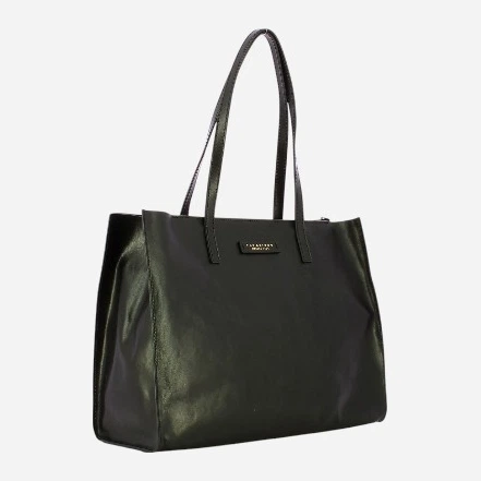 Torebka shopper damska ze skóry naturalnej duża The Bridge Mirra 04131401 30 Czarna (800070317850) - obraz 3