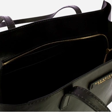 Torebka shopper damska ze skóry naturalnej duża The Bridge Mirra 04131401 30 Czarna (800070317850) - obraz 4