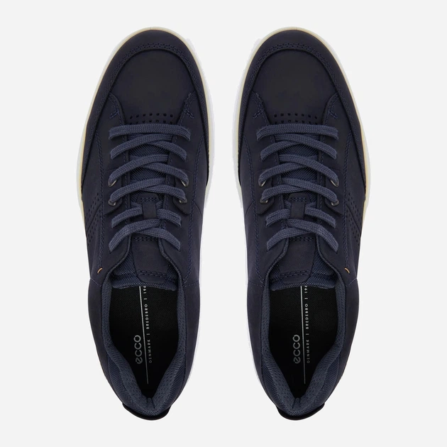 Sneakersy męskie skórzane ECCO Byway 2.0 52280450595 41 26.8 cm Granatowe (194891759151) - obraz 4