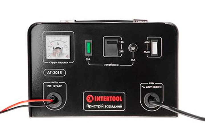 Зарядний пристрій Intertool 12 24В x 20А (AT-3015) - зображення 4