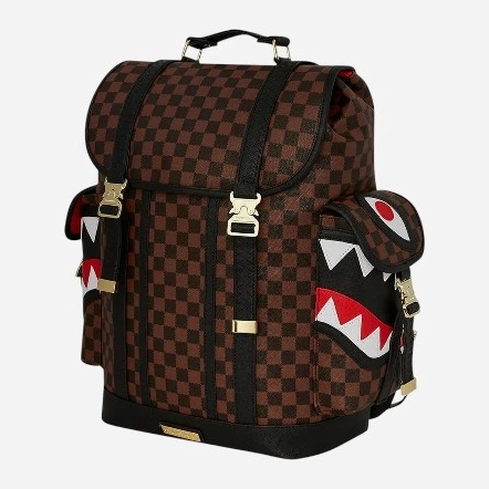 Plecak miejski Sprayground Sawtooth Sharks In Paris Monte Carlo 910B7834NSZ Brązowy (800070347825) - obraz 4