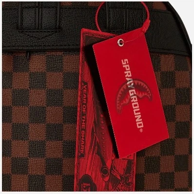 Plecak miejski Sprayground Sawtooth Sharks In Paris Savage 910B7833NSZ Brązowy (800070347826) - obraz 6
