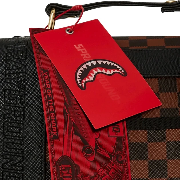 Plecak miejski Sprayground Sawtooth Sharks In Paris Monte Carlo 910B7834NSZ Brązowy (800070347825) - obraz 9