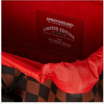 Plecak miejski Sprayground Sawtooth Sharks In Paris Hills 910B7835NSZ Brązowy (800070347824) - obraz 7