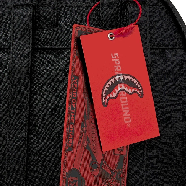 Plecak miejski Sprayground Scribble Shark Savage 910B8226NSZ Czarny (800070353668) - obraz 6