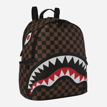 Plecak miejski Sprayground Check 2 Emboss Savage 910B8233NSZ Brązowy (800070353671) - obraz 3