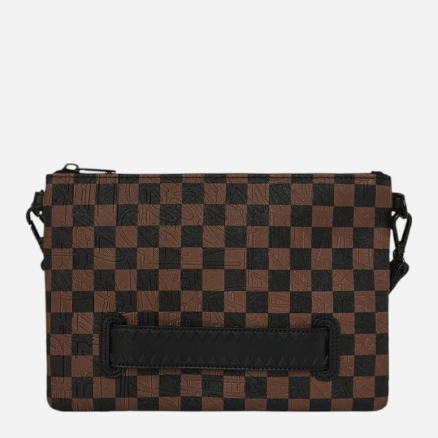 Torebka crossbody mała Sprayground Check 2 Emboss Crossover 910B8239NSZ Brązowa (800070353673) - obraz 2