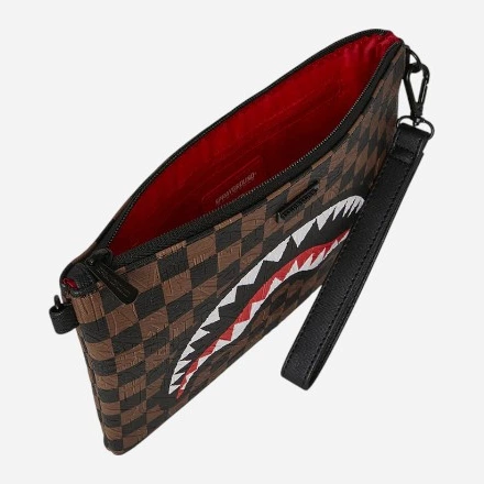 Torebka crossbody mała Sprayground Check 2 Emboss Crossover 910B8239NSZ Brązowa (800070353673) - obraz 4