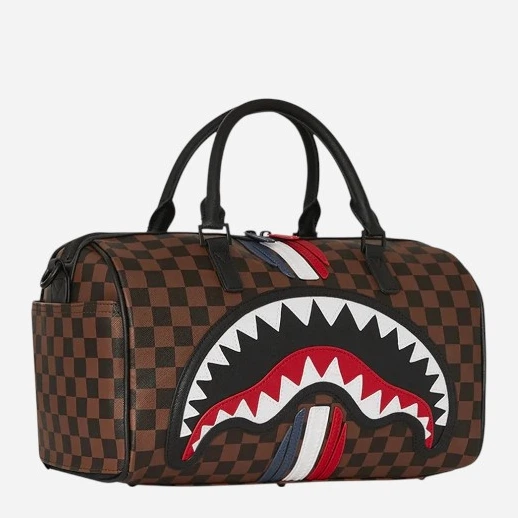Torba podróżna Sprayground Machine Francaise Mini 910D7491NSZ Brązowa (800070340830) - obraz 3