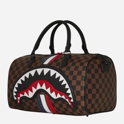 Torba podróżna Sprayground Machine Francaise Mini 910D7491NSZ Brązowa (800070340830) - obraz 4