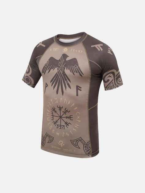 Рашгард Valhalla Rashguard Short Sleeve Ash Brown XL Цвет Серый (501353-851-XL) - изображение 3