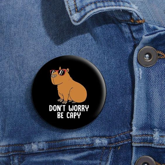 Значок Hydrochoerus Capybara Капібара #01 - Фото 2 Значок Hydrochoerus Capybara Капібара #01 - зображення 2