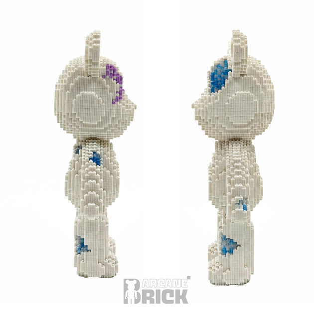 3D конструктор "White Bear" зборный блочный 3д медведь Magic Blocks для взрослых и детей колекционная фигурка bearbrick - изображение 3